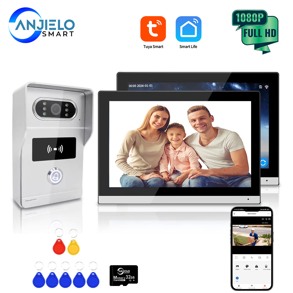 Home Cinema Wall Panels - ANJIELO 1080P IP Video Intercom System