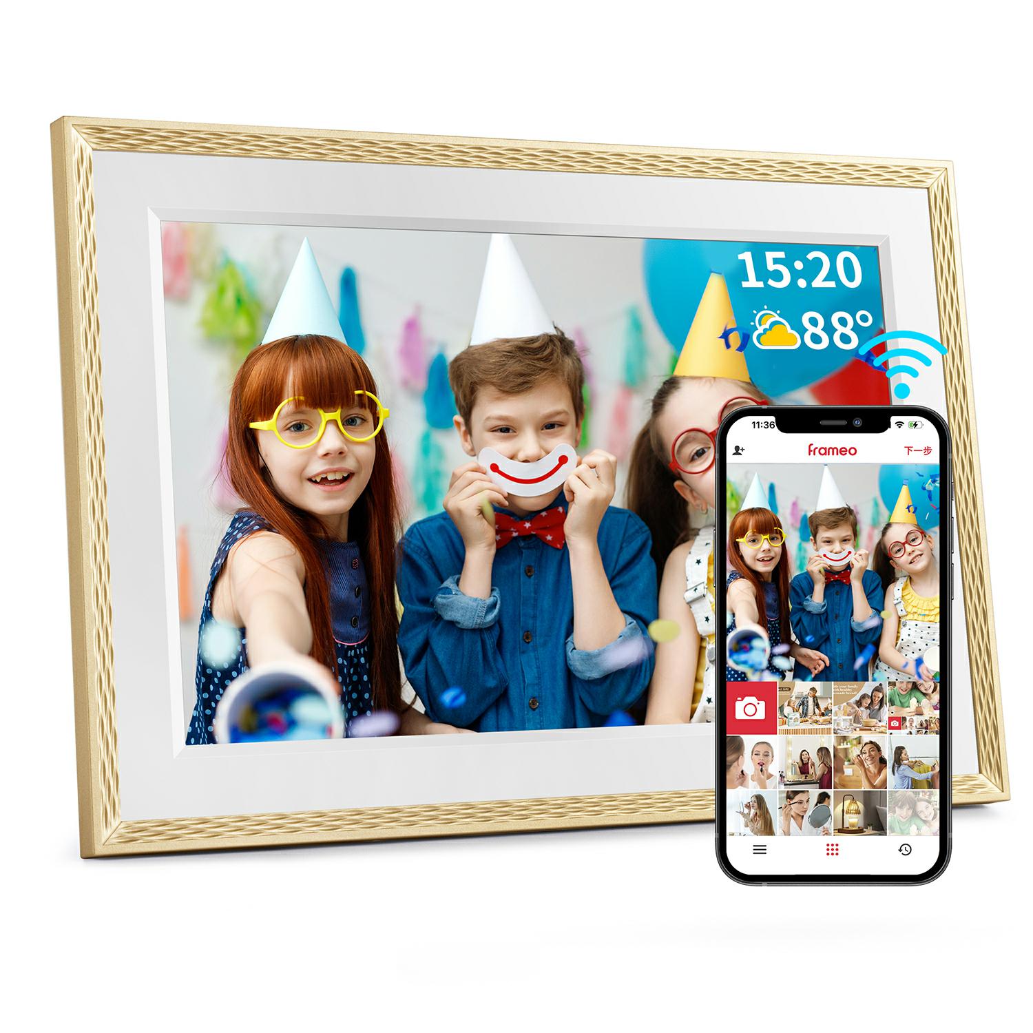 Home Cinema Wall Panels - Frameo 10.1 Inch Digital Picture Frame，WiFi