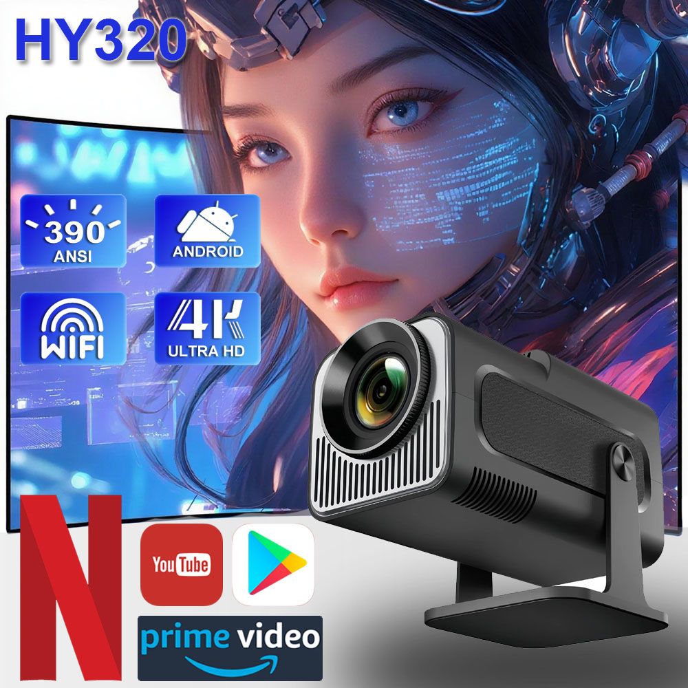 Home Cinema Mini - KaiAqua HY320 Projector Android 11 390ANSI