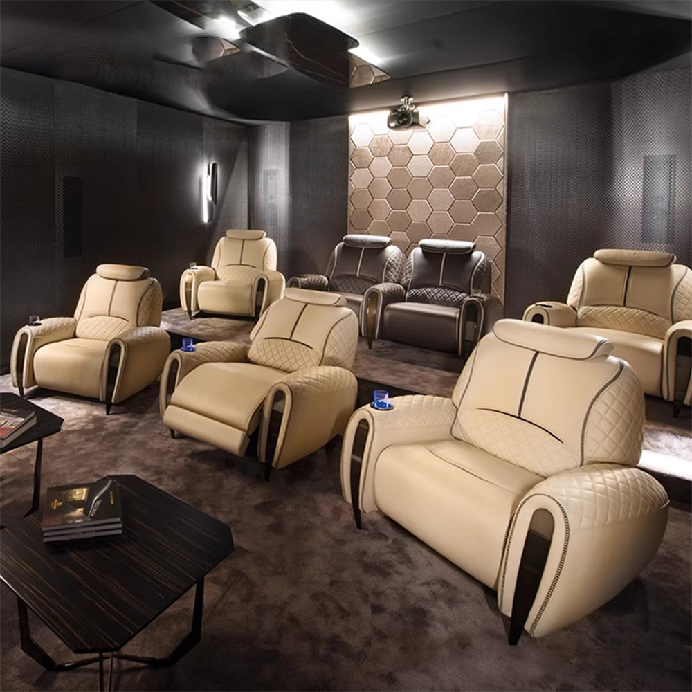 Home Cinema Recliners - Luxury Electric Recliner Theater Seating Sofa