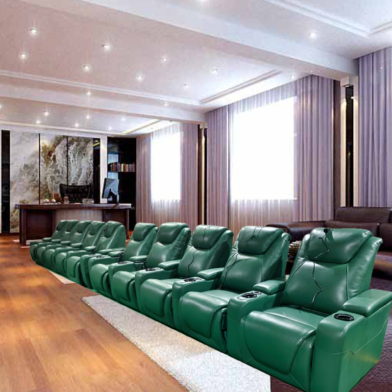 -Green Color Home Furniture 4  – Home Cinema Recliners recenzja i cena