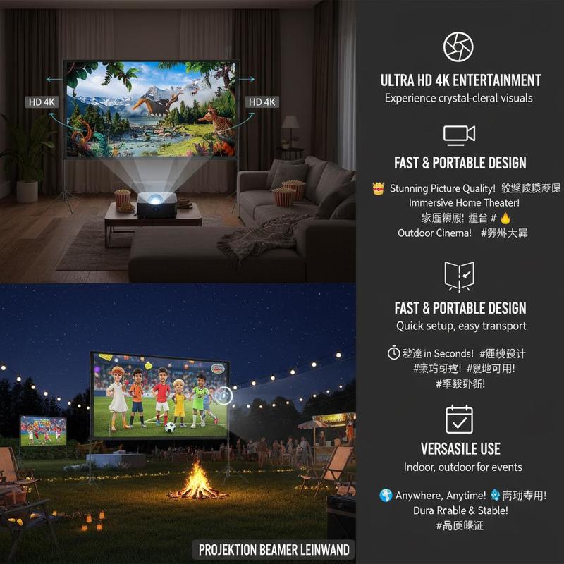 Projection projector screen wi – Home Cinema Events recenzja i cena