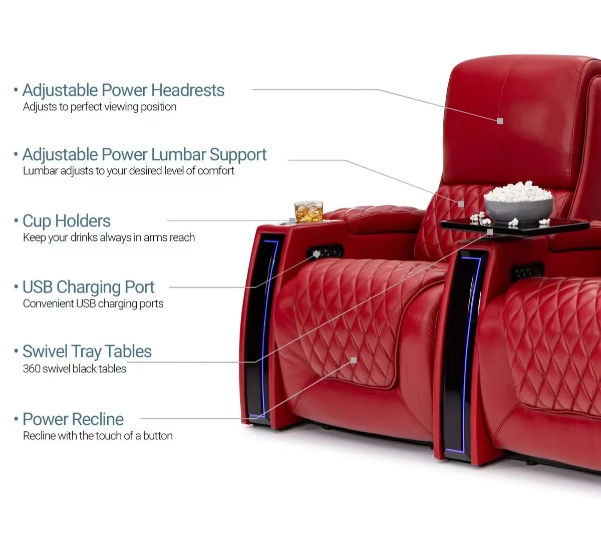Factory Customized  Electric S – Home Cinema Recliners recenzja i cena