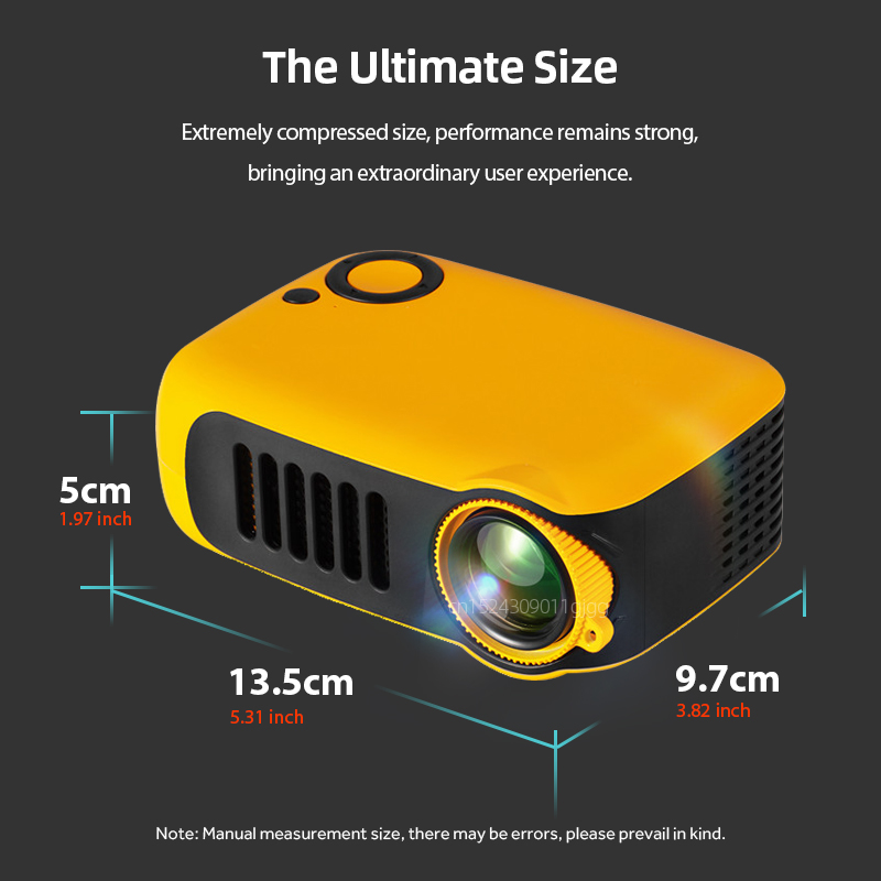 A2000 Mini Projector Portable  – Home Cinema Mini recenzja i cena
