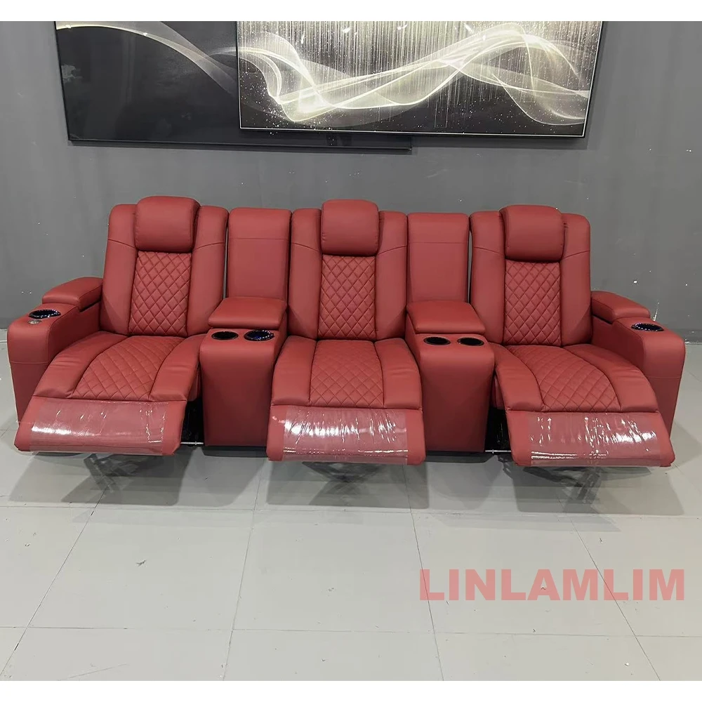 Linlamlim Luxury 3-Seat Reclin – Home Cinema Recliners recenzja i cena