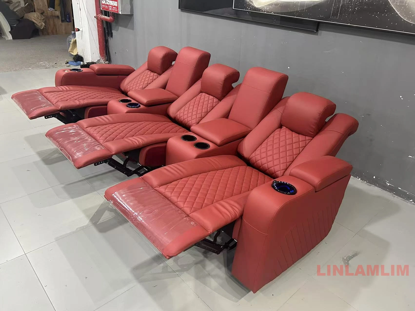 Linlamlim Luxury 3-Seat Reclin – Home Cinema Recliners recenzja i cena