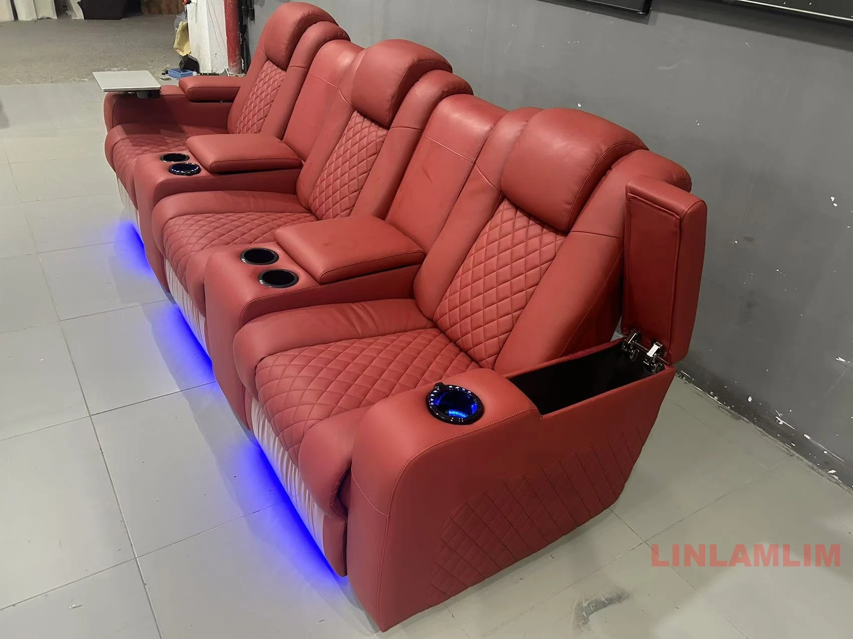 Linlamlim Luxury 3-Seat Reclin – Home Cinema Recliners recenzja i cena