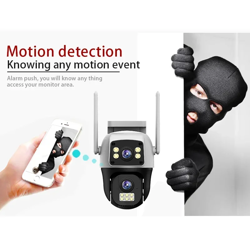 8MP 4K WIFI IP Camera PTZ Outd – Home Cinema Wall Panels recenzja i cena