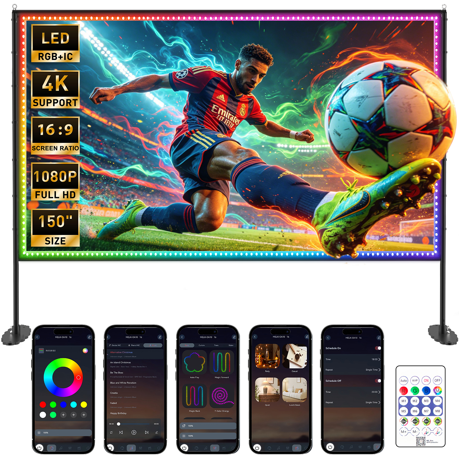 LED Projector Screen with Stan – Home Cinema Events recenzja i cena