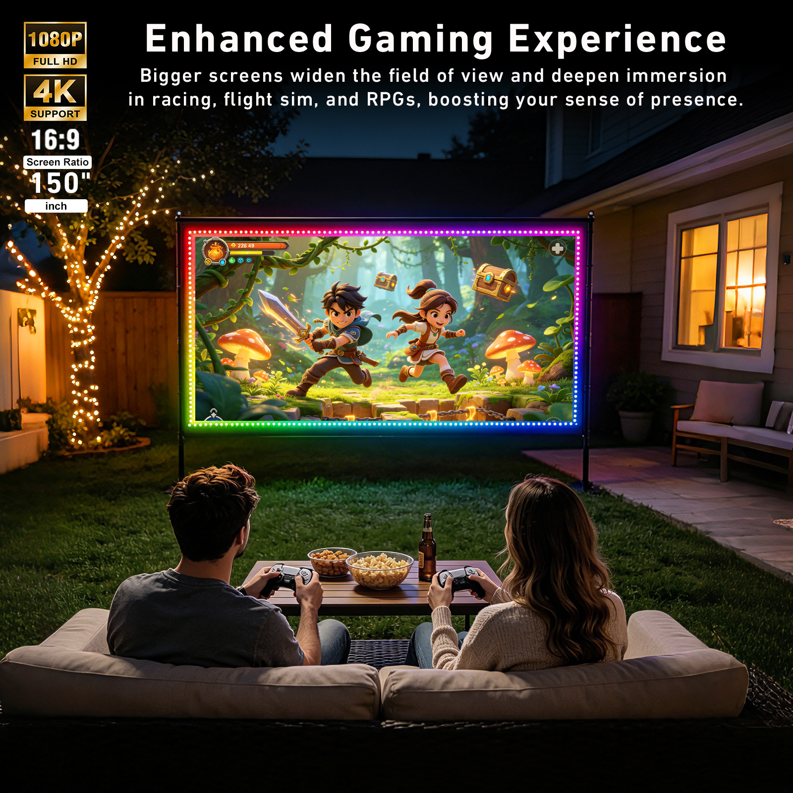 LED Projector Screen with Stan – Home Cinema Events recenzja i cena