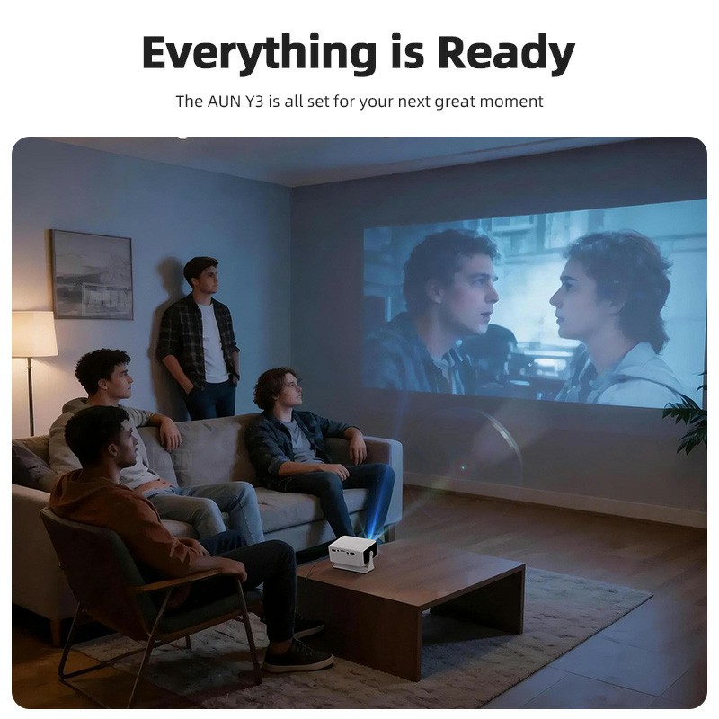 AUN Y3 MINI Projector Home The – Home Cinema Mini recenzja i cena