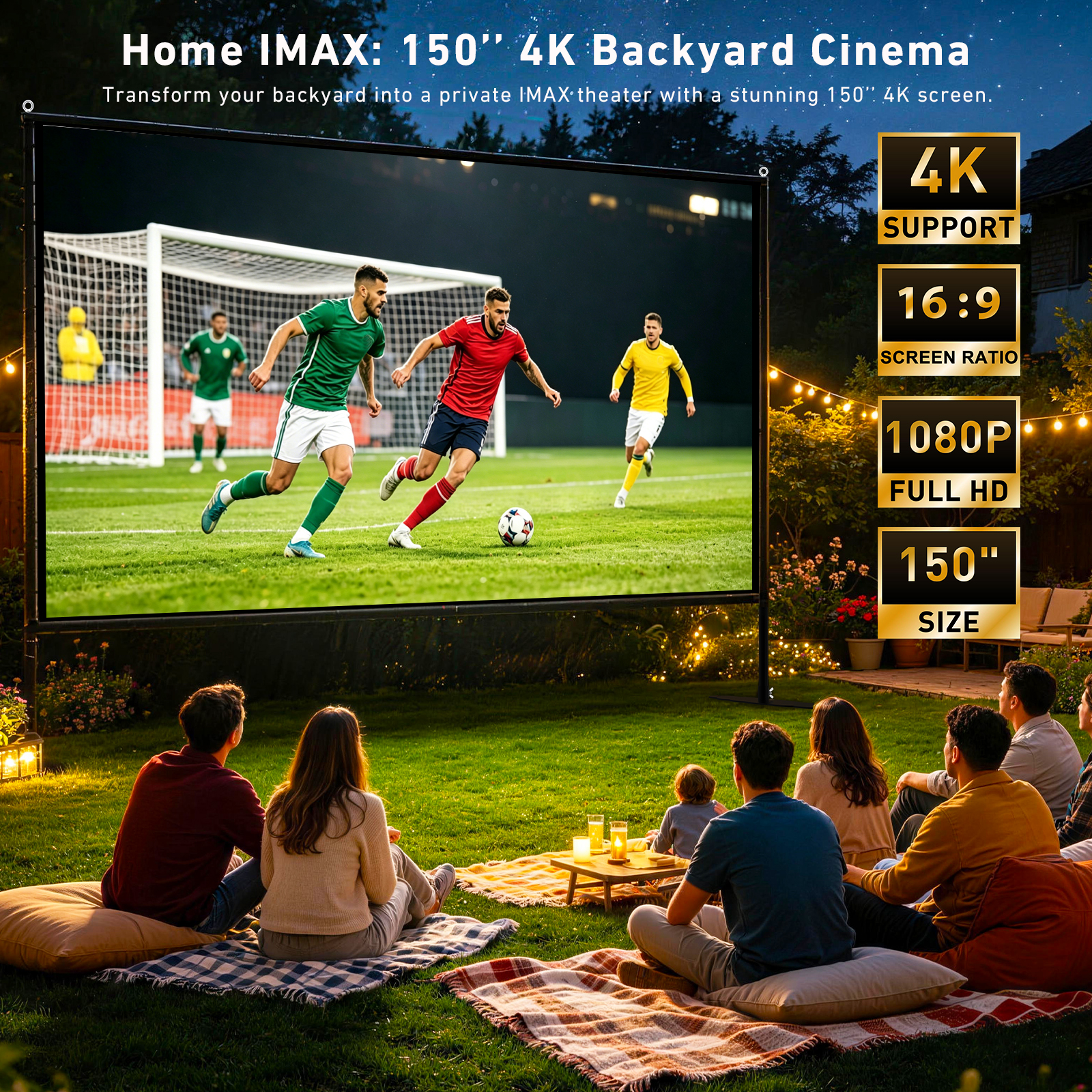 150 inch Projector Screen with – Home Cinema Events recenzja i cena
