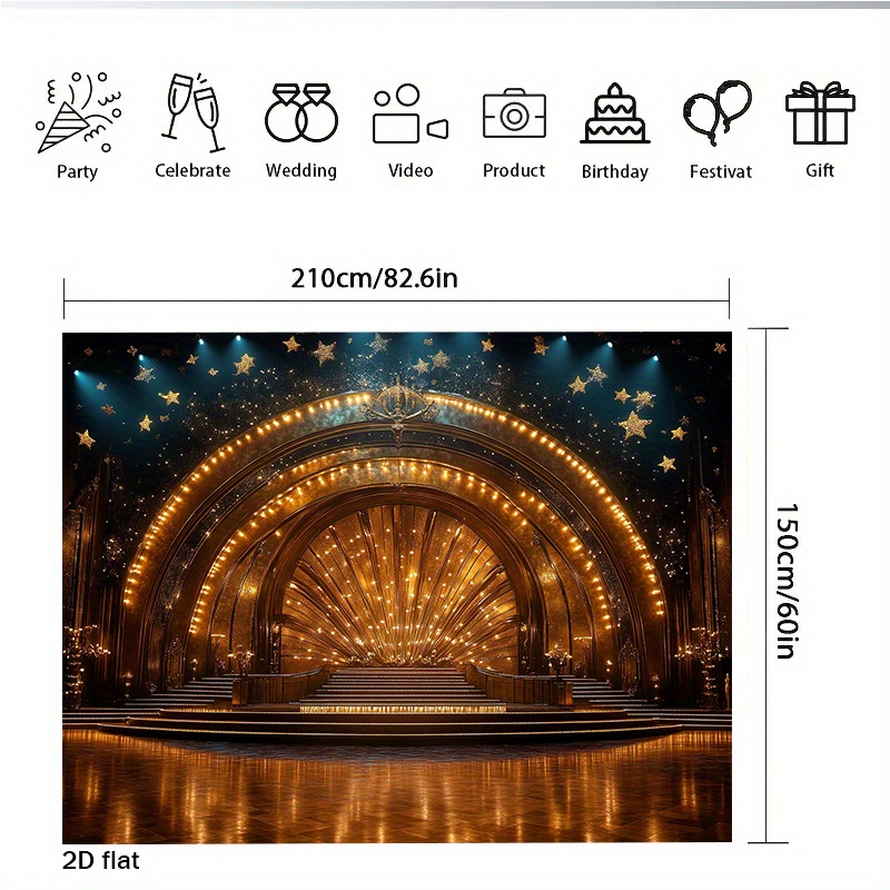 Luxury Golden Theater Stage Ar – Home Cinema Events recenzja i cena