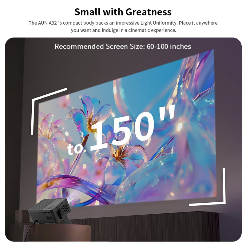 AUN A32 Pro Android 13 Project – Home Cinema Mini recenzja i cena