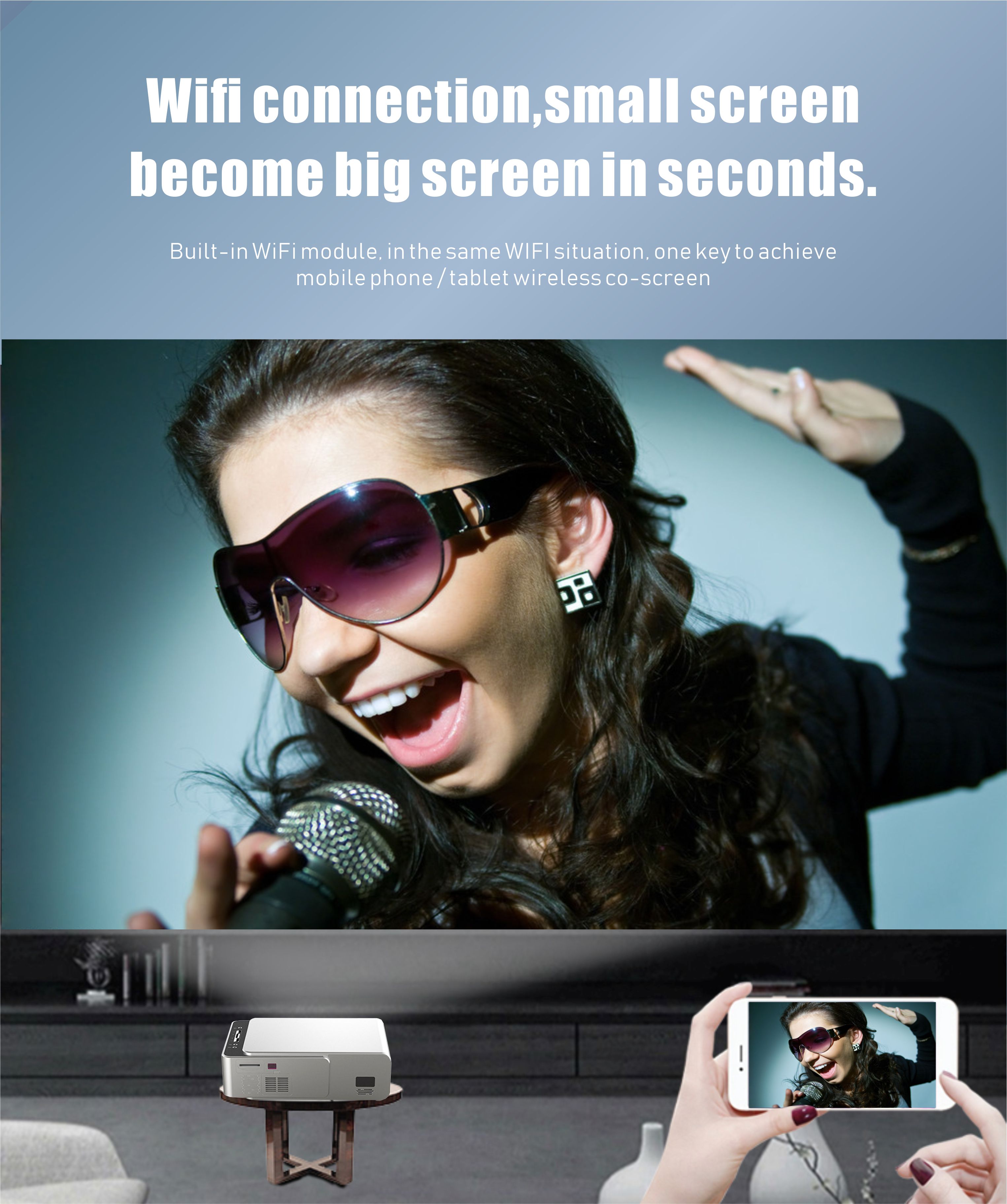 YERSIDA Projector T6 Full HD L – Home Cinema Mini recenzja i cena