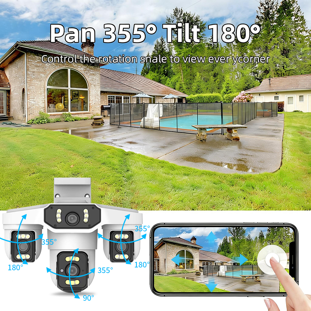Yoosee 15MP 8K IP Camera Three – Home Cinema Wall Panels recenzja i cena