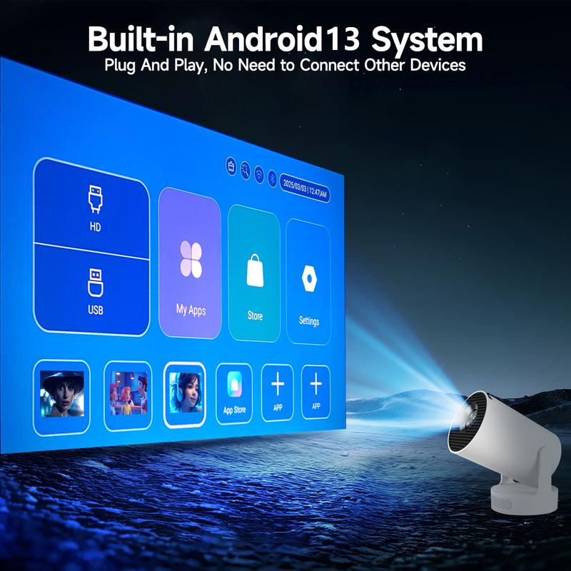2025 Projector HY300 UItra 8K  – Home Cinema Mini recenzja i cena