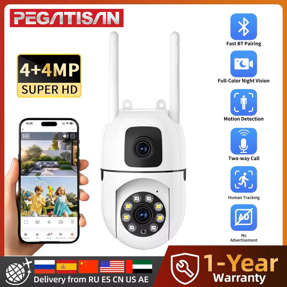8MP HD Wifi Surveillance PTZ C – Home Cinema Wall Panels recenzja i cena