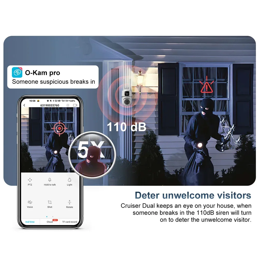 8MP HD Wifi Surveillance PTZ C – Home Cinema Wall Panels recenzja i cena