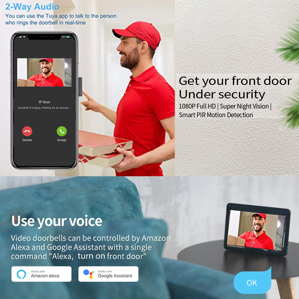 KW02 Wifi Video Doorbell Syste – Home Cinema Wall Panels recenzja i cena