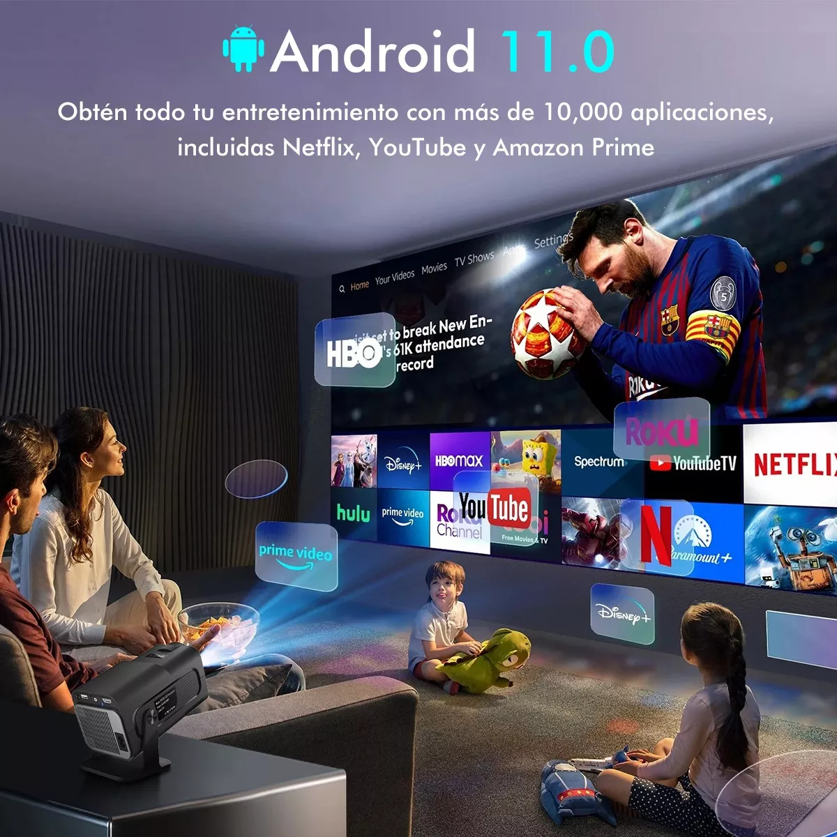 KaiAqua HY320 Projector Androi – Home Cinema Mini recenzja i cena