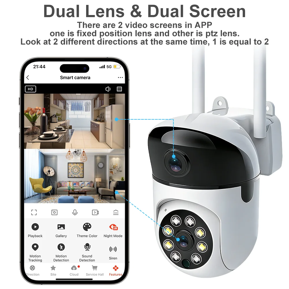 Indoor Camera Wifi Tuya Smart  – Home Cinema Wall Panels recenzja i cena